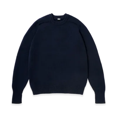 A.PRESSE Pullover Sweater "Navy"
