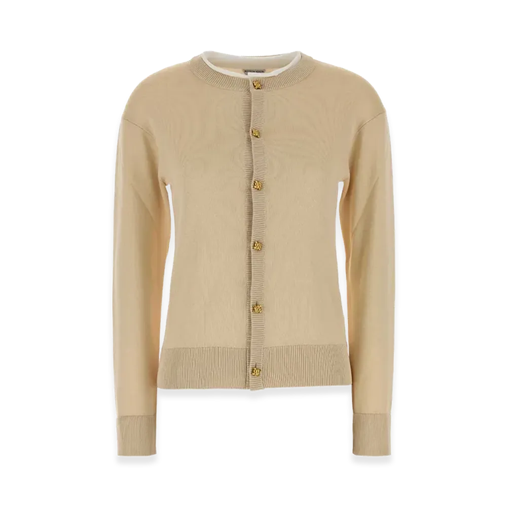 Bottega Veneta Women's Knit Cardigan "Beige/Sand"
