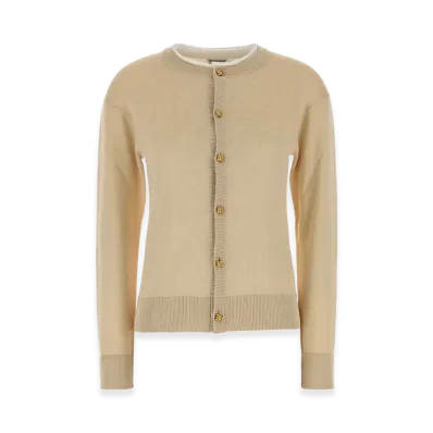 Bottega Veneta Women's Knit Cardigan "Beige/Sand"