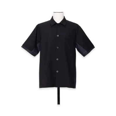 sacai Suiting x Denim Shirt "Black/Indigo"