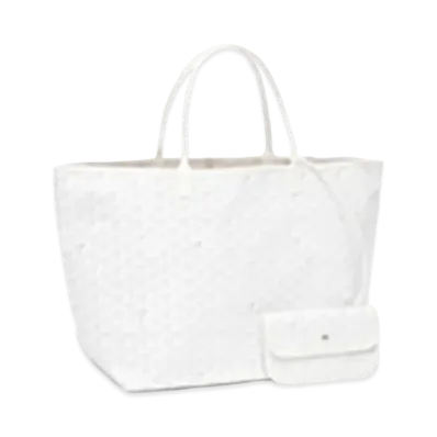 Goyard Saint Louis GM Bag "White"