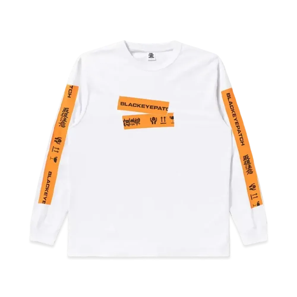 Blackeyepatch HWC Taped L/S Tee "White"