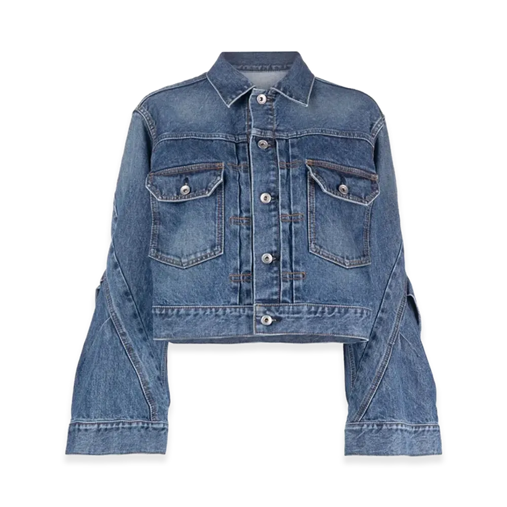 sacai Women's Coats "Blue"