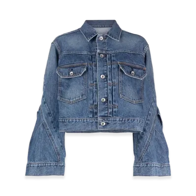 sacai Women's Coats "Blue"