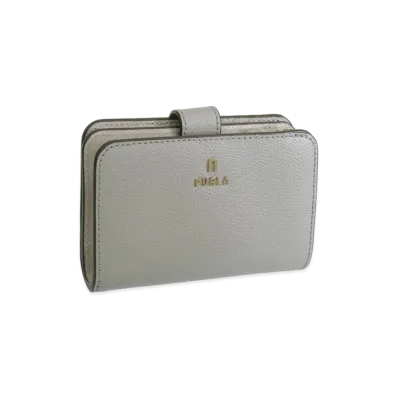 FURLA Camelia M Compact Wallet "Gray"