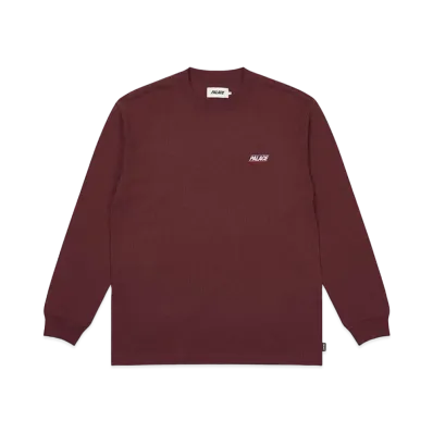 PALACE WAFFLE LONGSLEEVE "Burgundy"