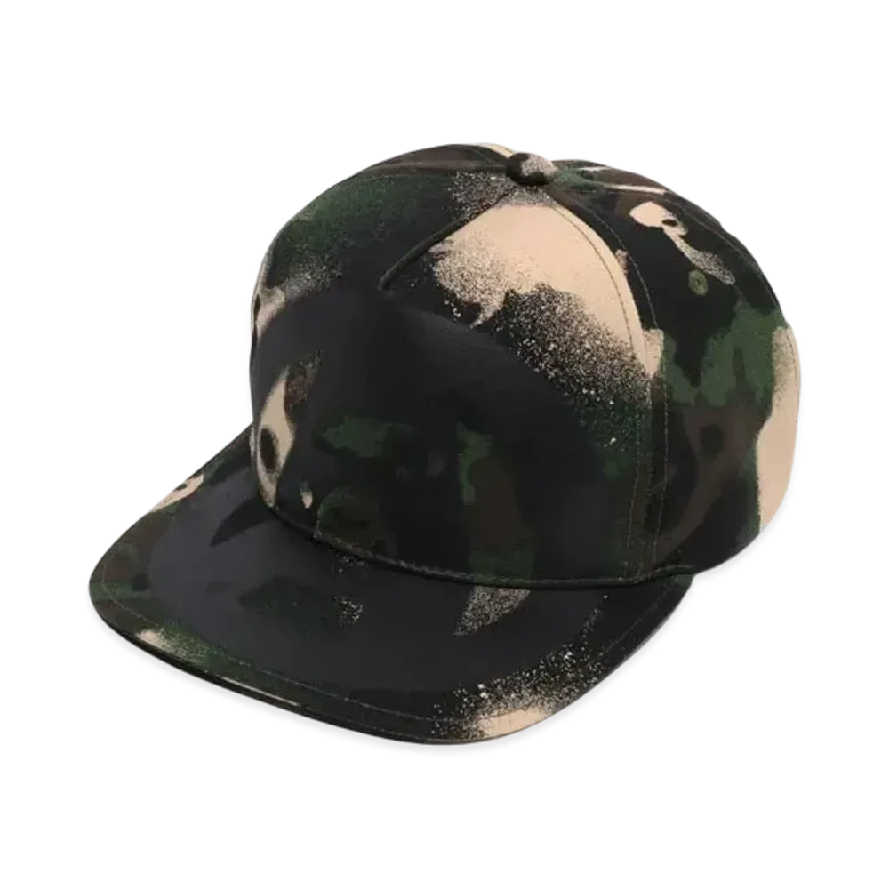 A BATHING APE Map Camo Cap "Green"