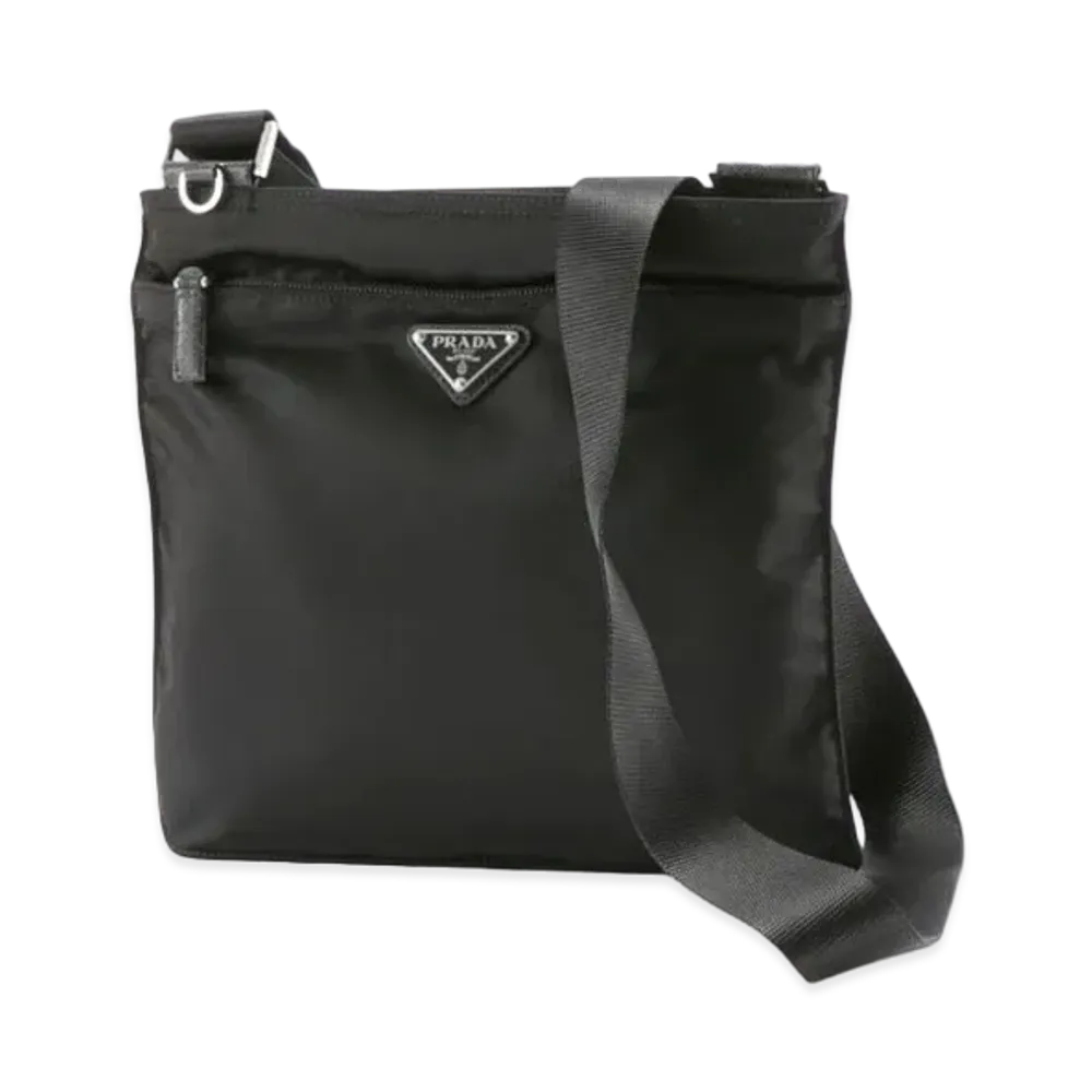PRADA Vela Shoulder Bag "Black" 
