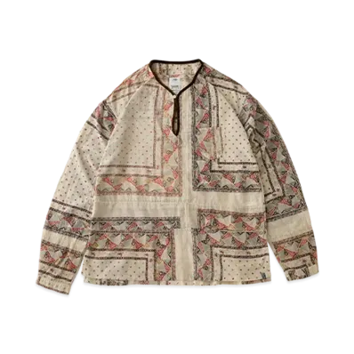 visvim TUNIC P.O. PATCHWORK (N.D.) "Ivory"