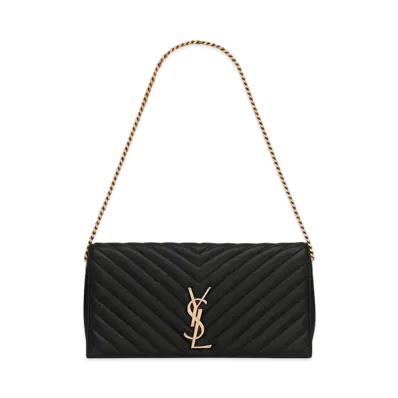 Saint Laurent Kate 99 In Quilted Lambskin "Black"