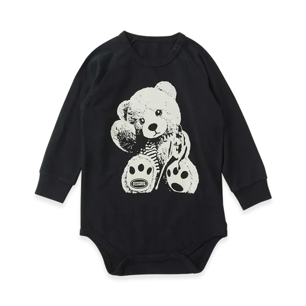 HYSTERIC GLAMOUR Lady Bear Rompers "Black"