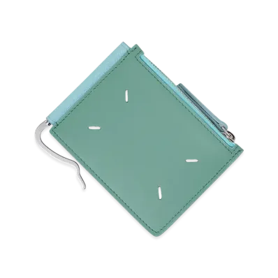 Maison Margiela Money Clip Wallet Slim 2 Pincer "Lightblue/Green"