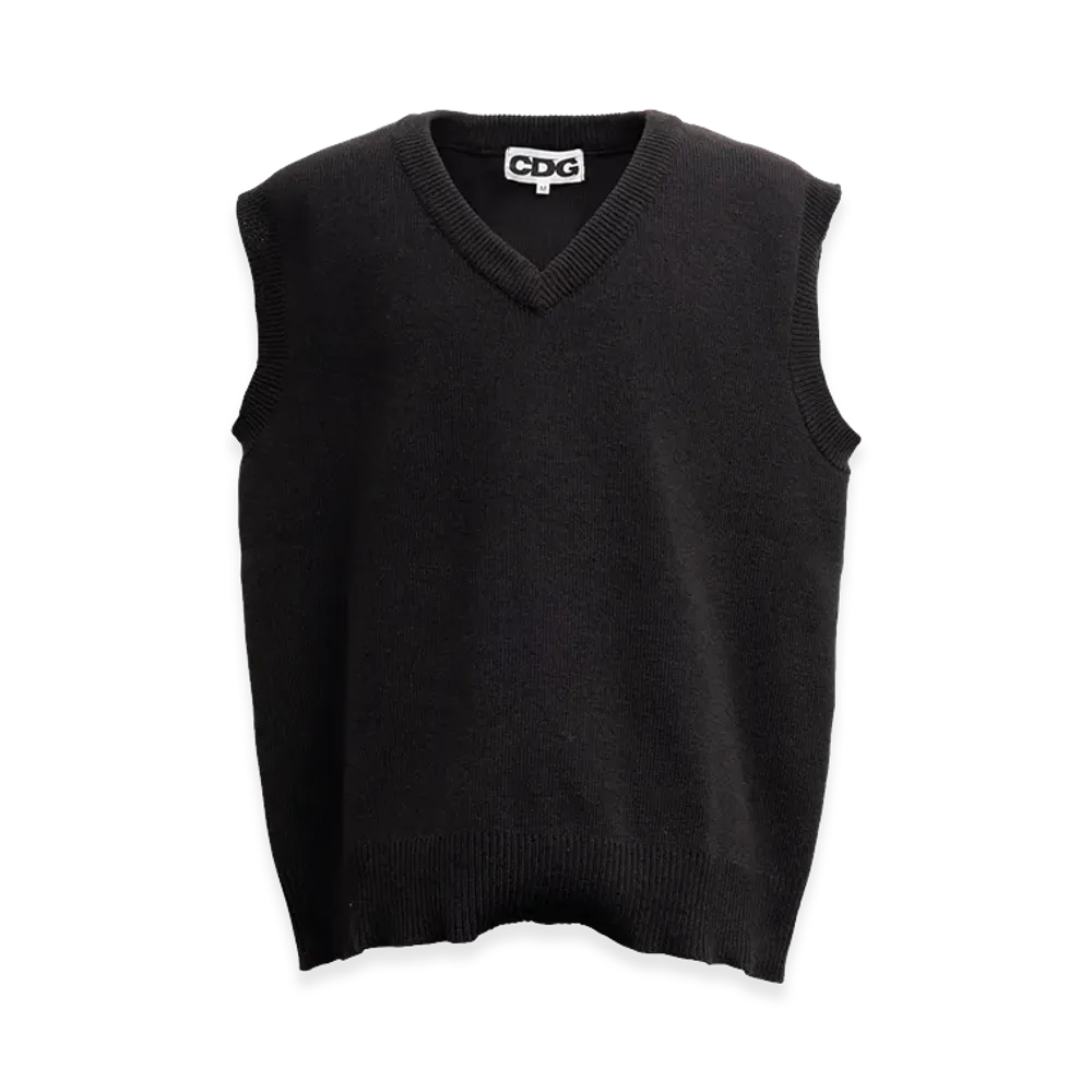 COMME des GARCONS CDG Oversized Pullover Vest "Black"