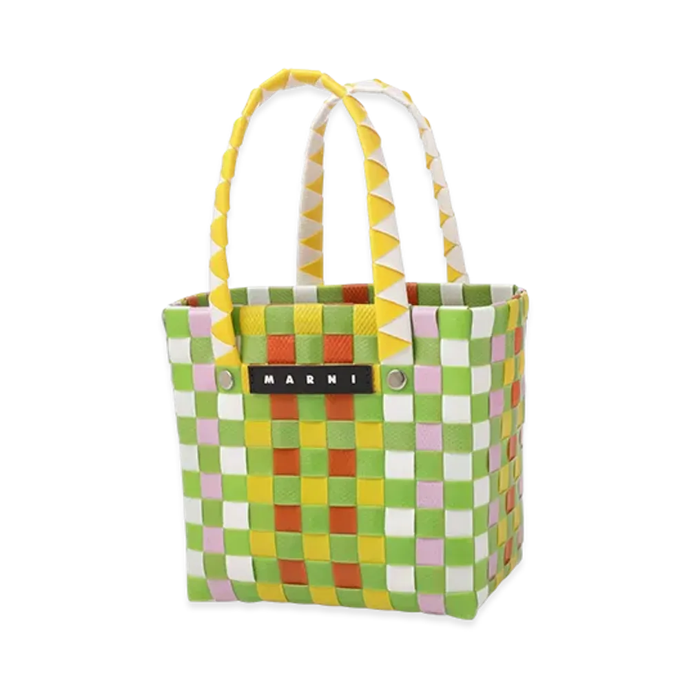MARNI Micro Basket Bag "Greenleaf"