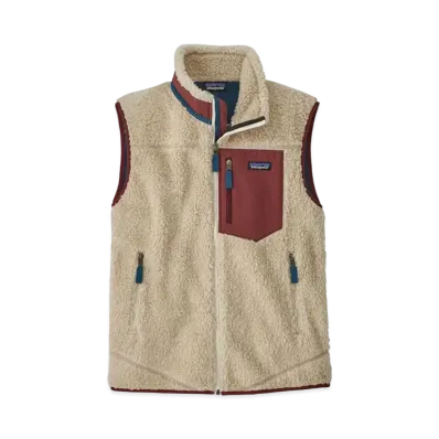 patagonia Men's Classic RetroX Vest "Dark Natural w/Sequoia Red"