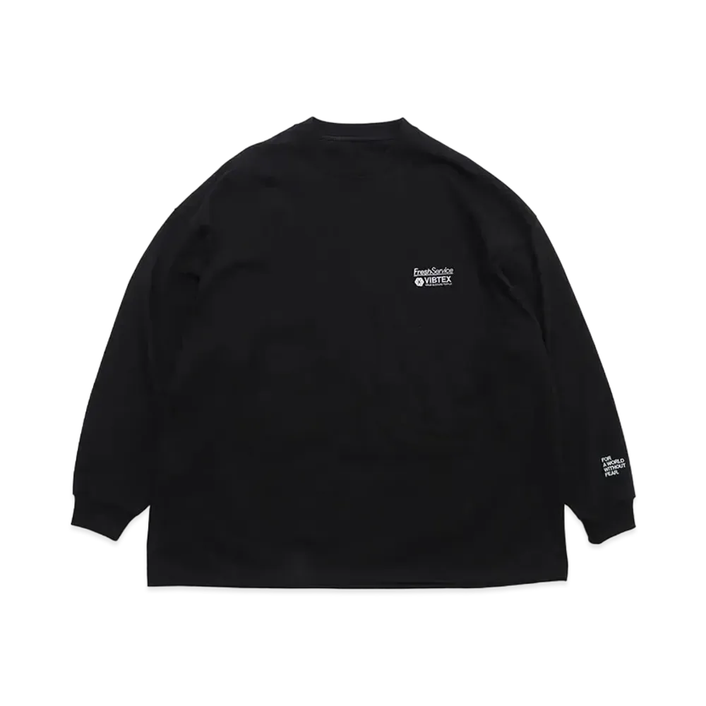 FreshService VIBTEX for Freshservice L/S Crew Neck Tee "Black"