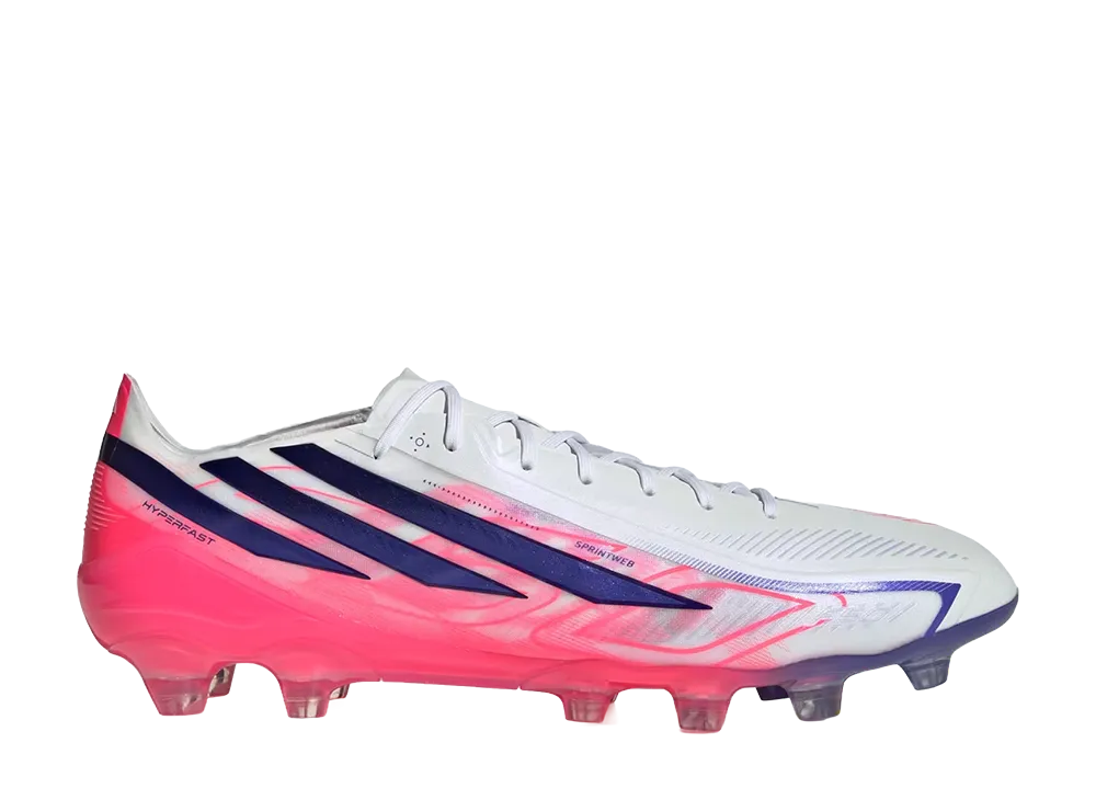 adidas F50 Hyperfast Elite HG "Cloud White/Solar Purple"