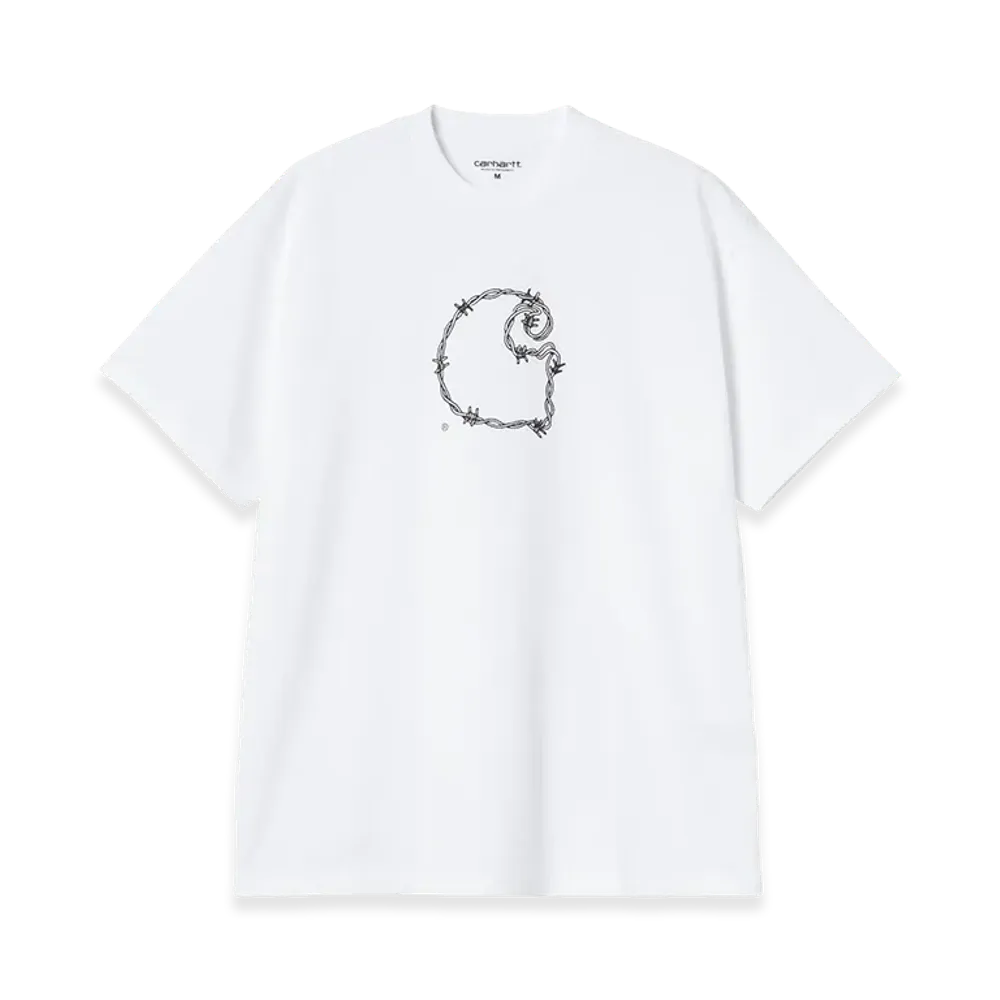 Carhartt WIP S/S Barbwire C T-Shirt "White"