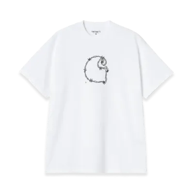 Carhartt WIP S/S Barbwire C T-Shirt "White"