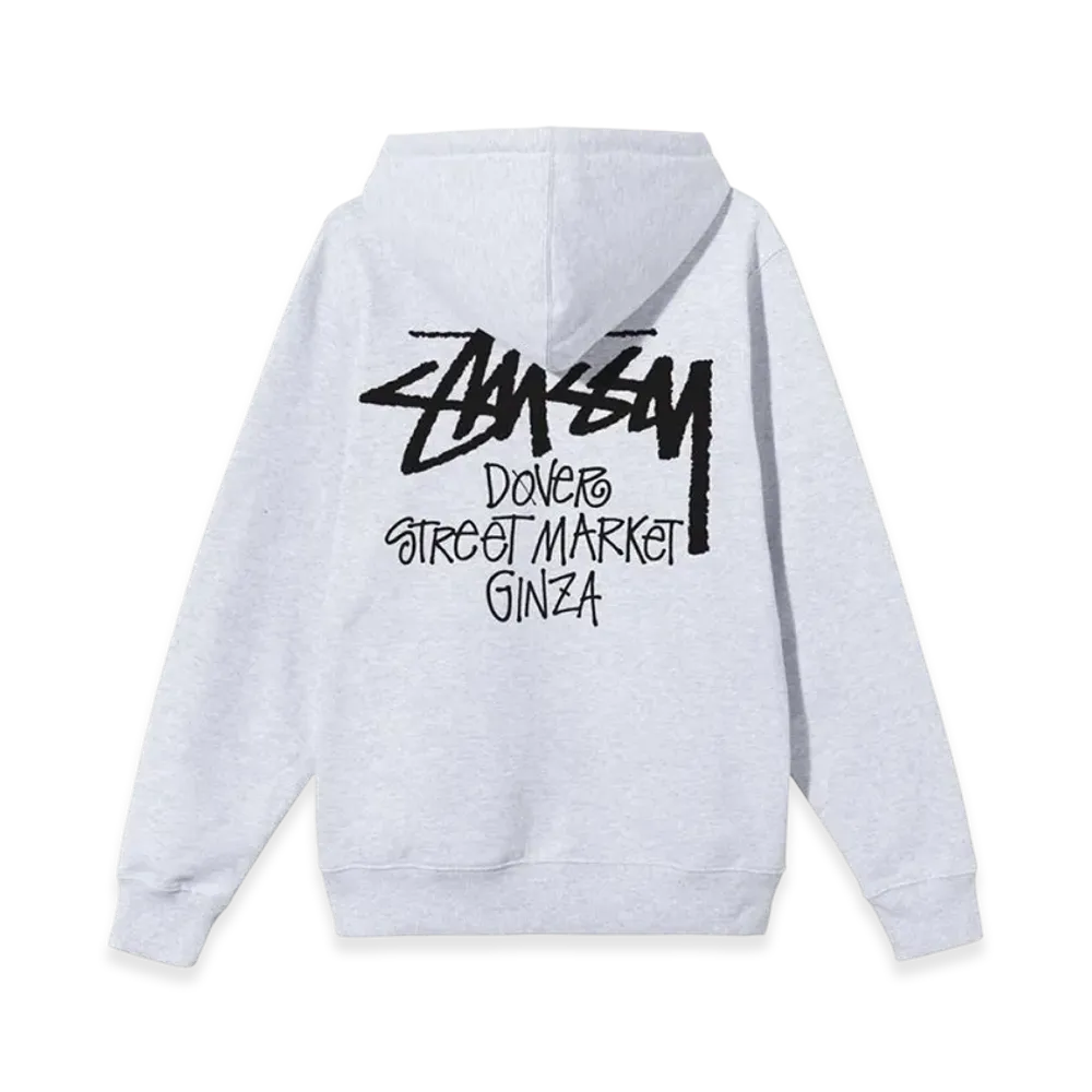 Stussy Stock DSM Ginza Zip Hoodie 2023 "Ash Heather"