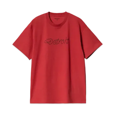 Carhartt WIP S/S Peace And Work T-Shirt "Cherry/Black"