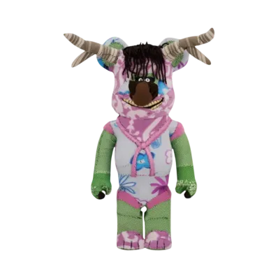 MEDICOM TOY "BEARBRICK" Anne Valerie Dupond One Of Kind Bangs 1000%