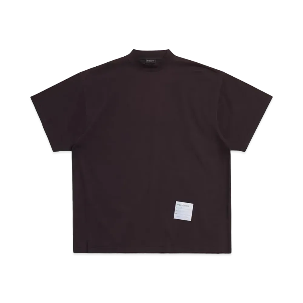 BALENCIAGA Sample Sticker T-Shirt Oversized "Black"