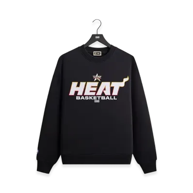 Kith x NBA All-Star Miami Heat Nelson Crewneck "Black"