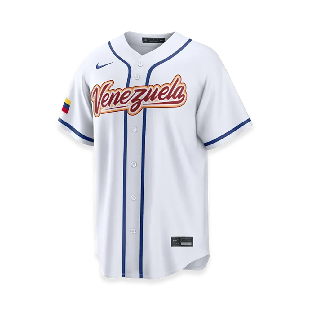 Nike 2026WBC World Baseball Classic Venezuela Baseball Home Stadium Jersey "White"