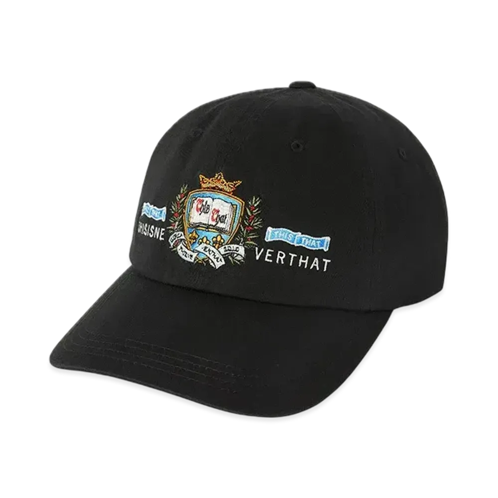 thisisneverthat Crest Cap "Black"