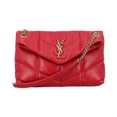 Saint Laurent Women's Shoulder Bag "Red"