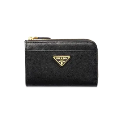 PRADA Saffiano Keychain "Black"