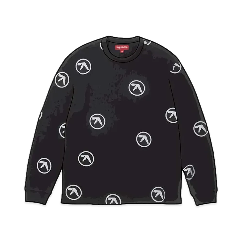 Supreme x Aphex Twin L/S Thermal "Black"
