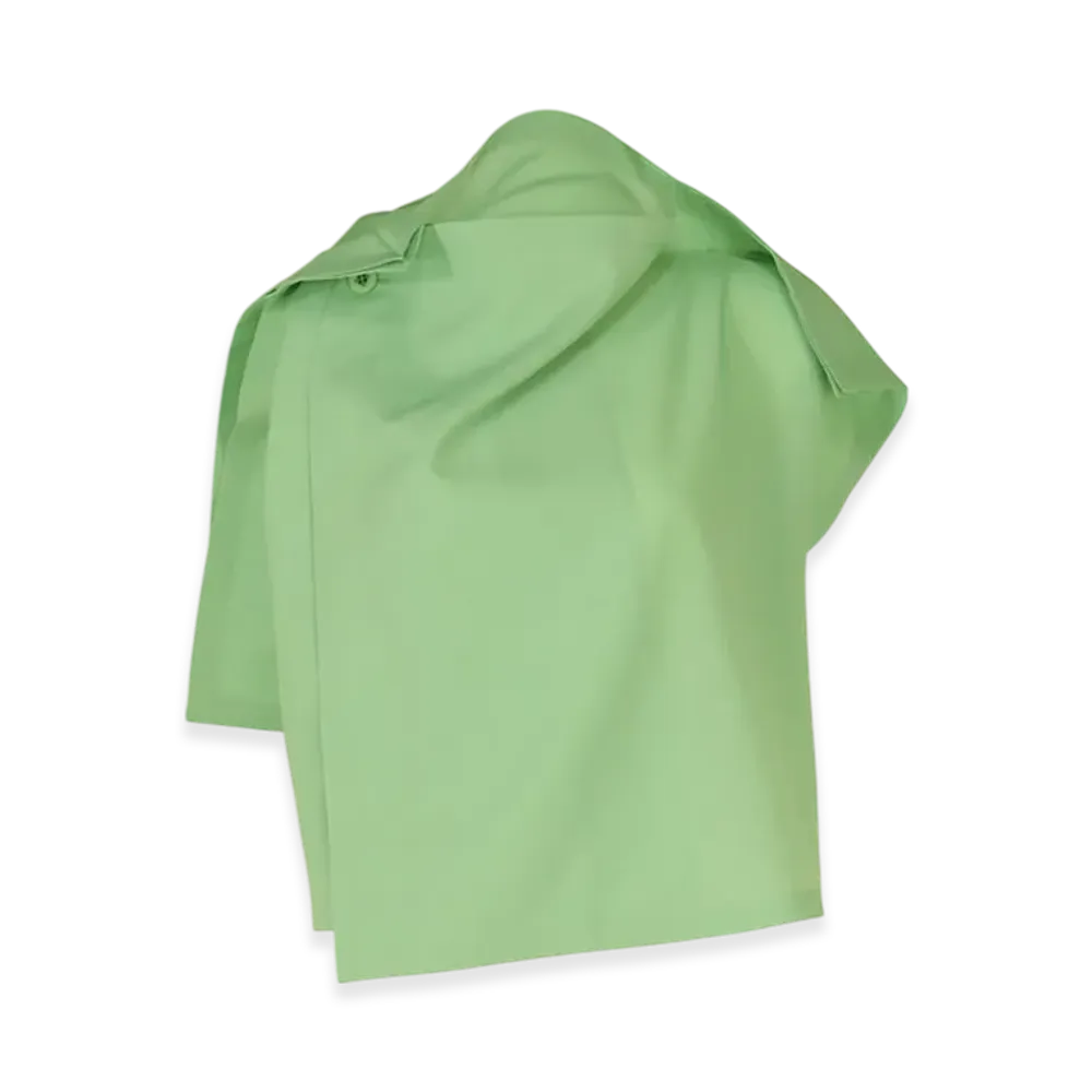 132 5. ISSEY MIYAKE Square Ramie "Mint Green"