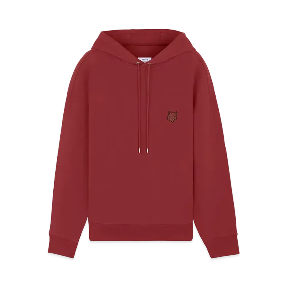 Maison Kitsune Bold Foxhead Patch Oversized Hoodie "Teak"