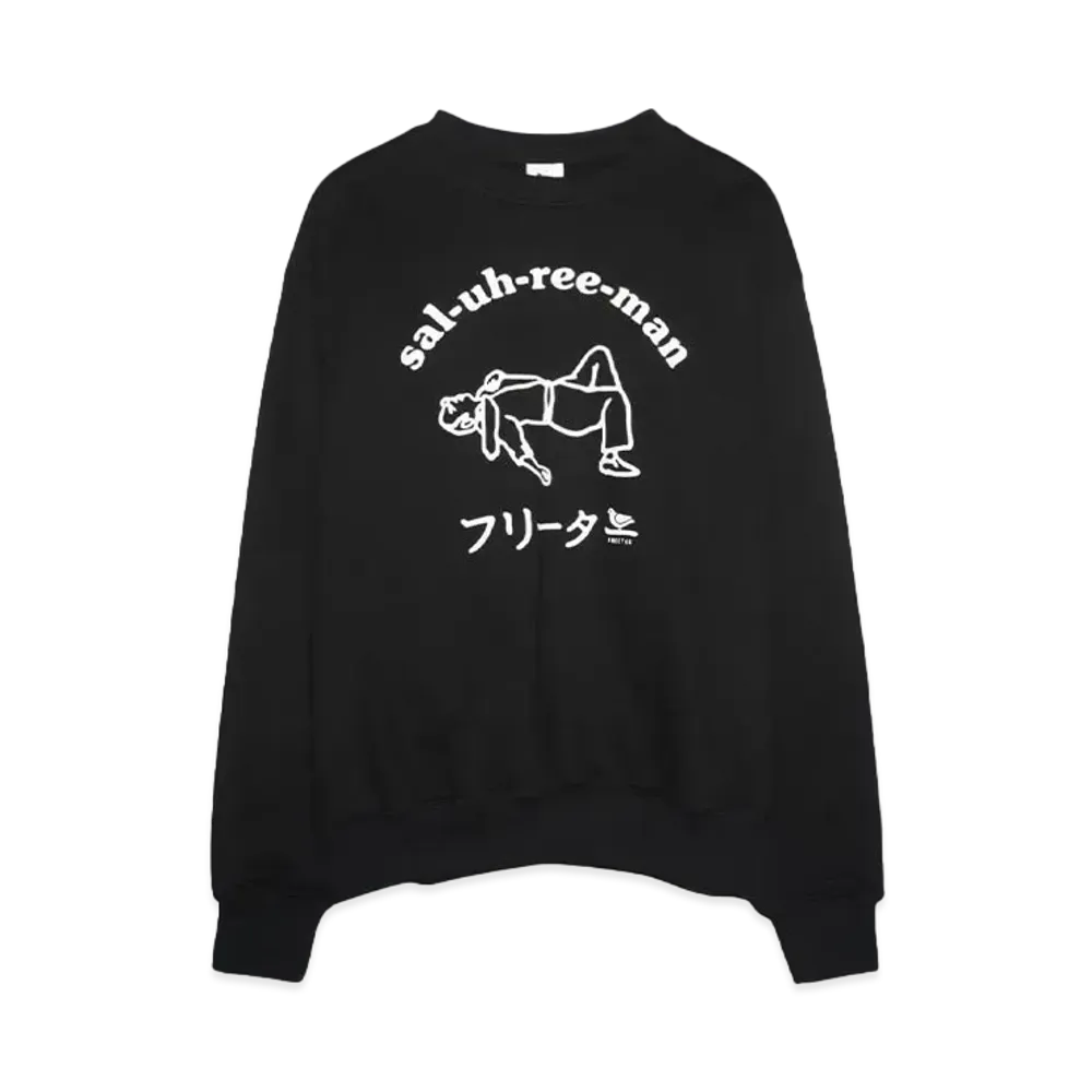 FREETER Saluhreeman crewneck "BLACK"
