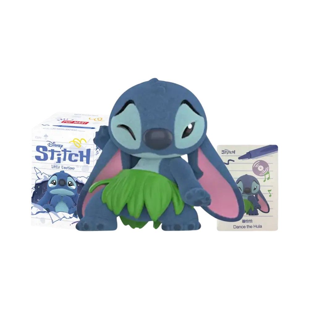 POP MART DISNEY Stitch Little Emotions Series Dance the Hula
