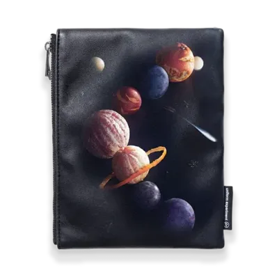 Uniform Experiment x Yuni Yoshida Fruits Planet Pouch "Navy"