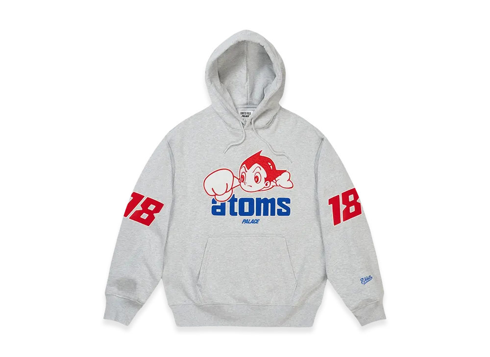 PALACE x SANKEI ATOMS Hood "Grey Marl"