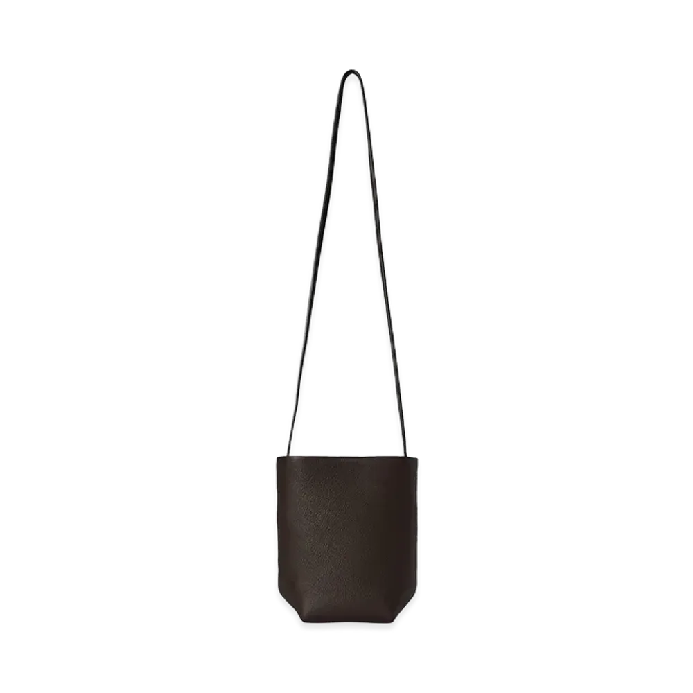 The Row Women's N/S Park Leather Crossbody Bag "Deep Brown"