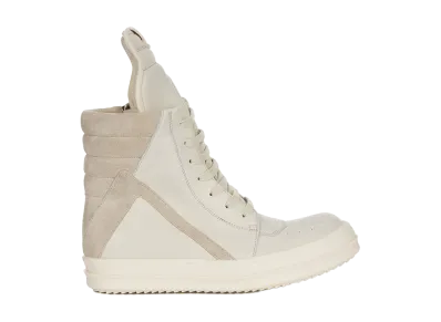 Rick Owens SS26 Geobasket "Dirty Milk/Pearl/Milk"