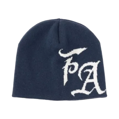 BEAMS FUTURE ARCHIVE FA Logo Beanie "Navy"
