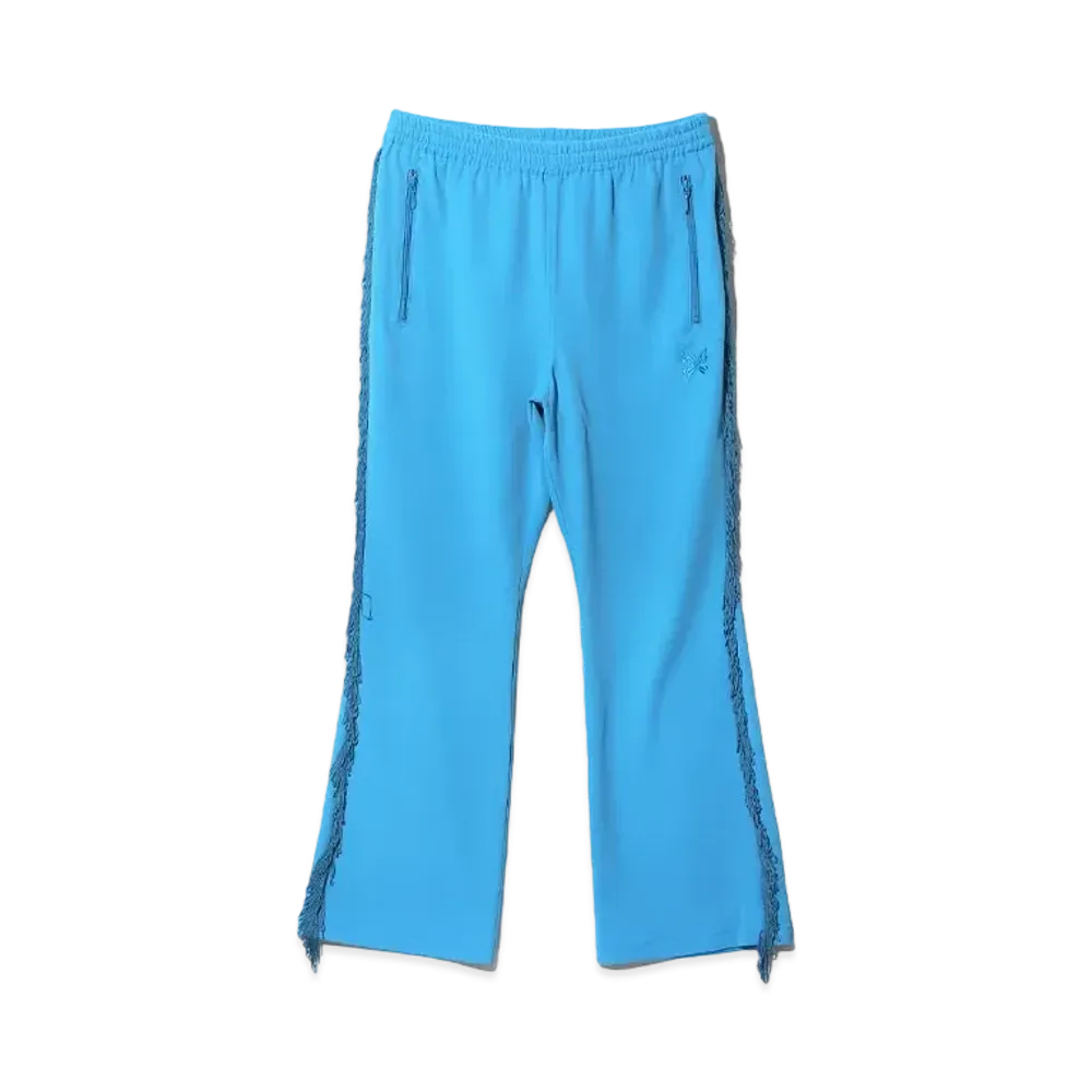 Needles Fringe Boot-Cut Track Pant - Poly Kersey "Blue"