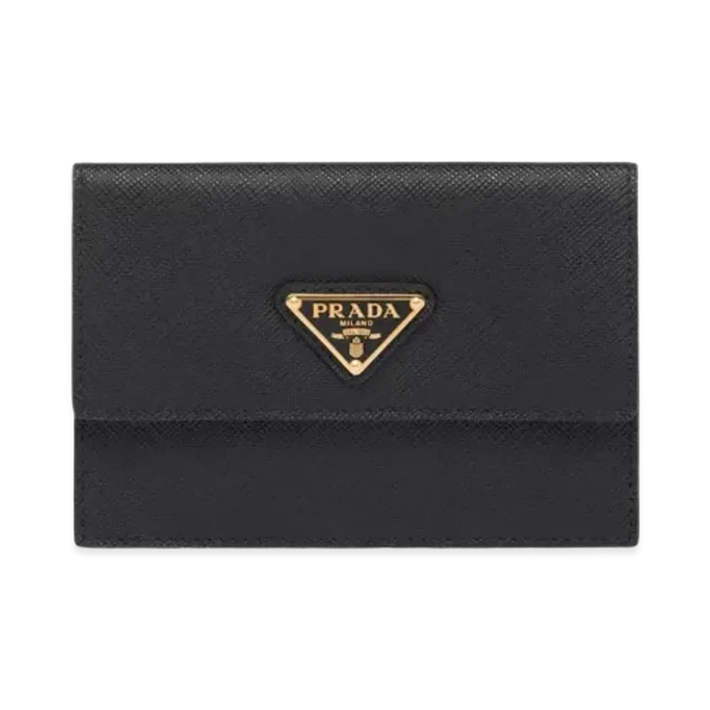 PRADA Saffiano Leather Briefcase "Black"