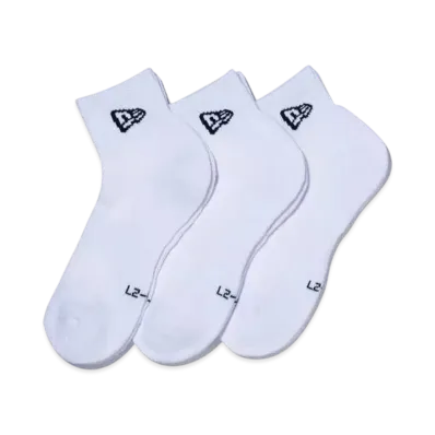 NEW ERA Socks Ankle 3 Pair "White"