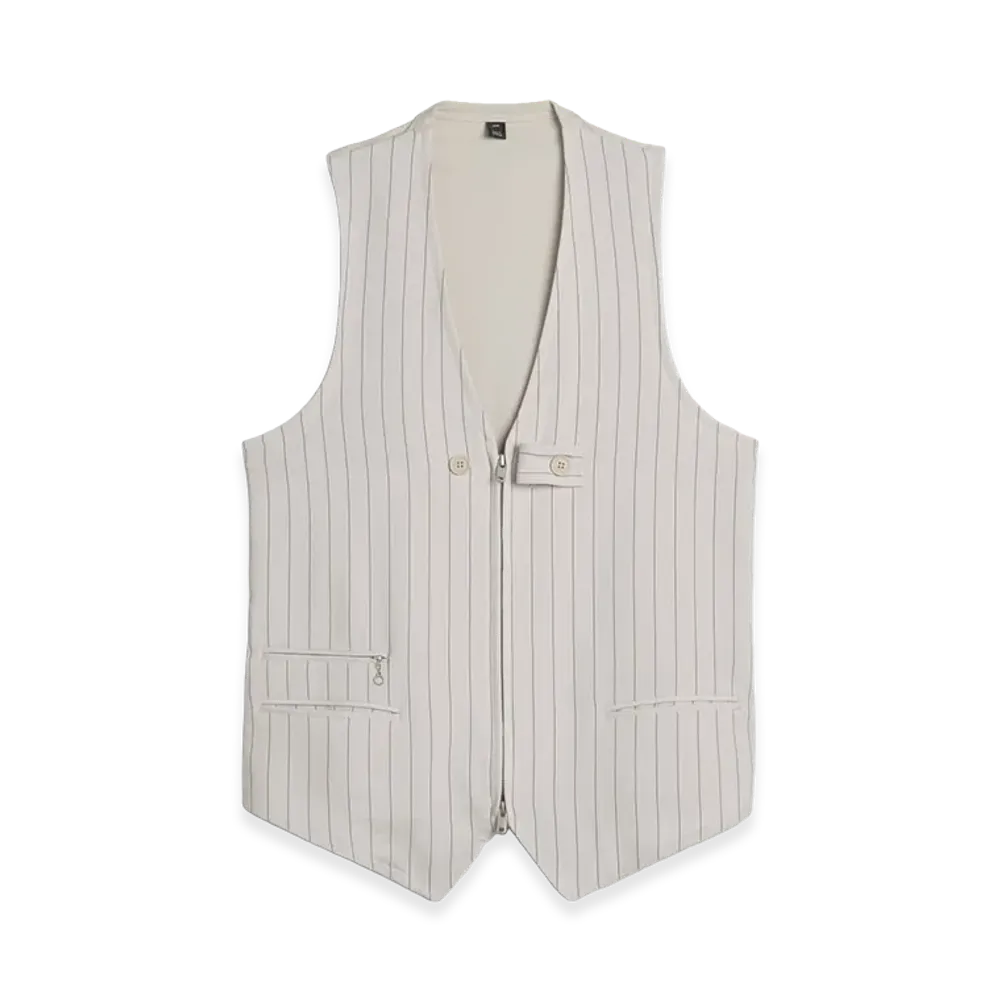 Y-3 Sport Uniform Pinstripe Tailored Vest "White"
