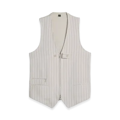 Y-3 Sport Uniform Pinstripe Tailored Vest "White"