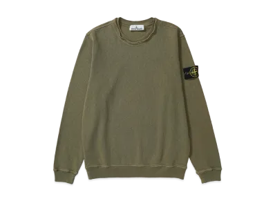 Stone Island Sweatshirt In Malfile Cotton "Green"