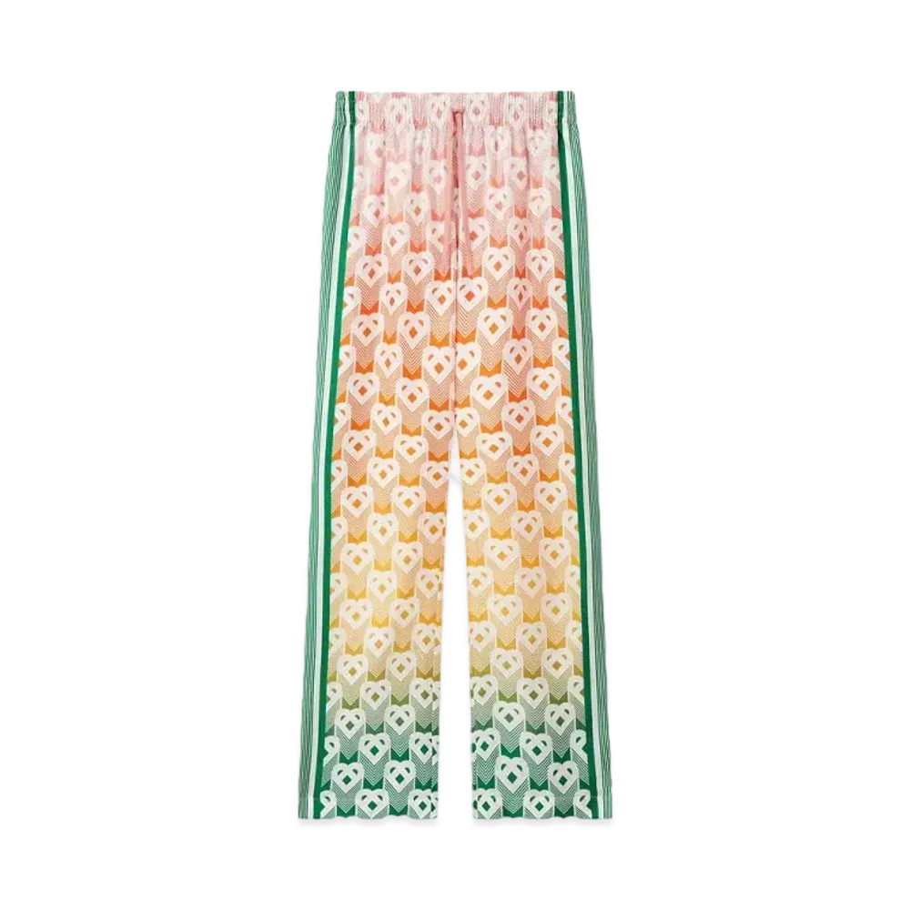 Casablanca Gradient Heart Monogram Wide Leg Trousers "Multi"