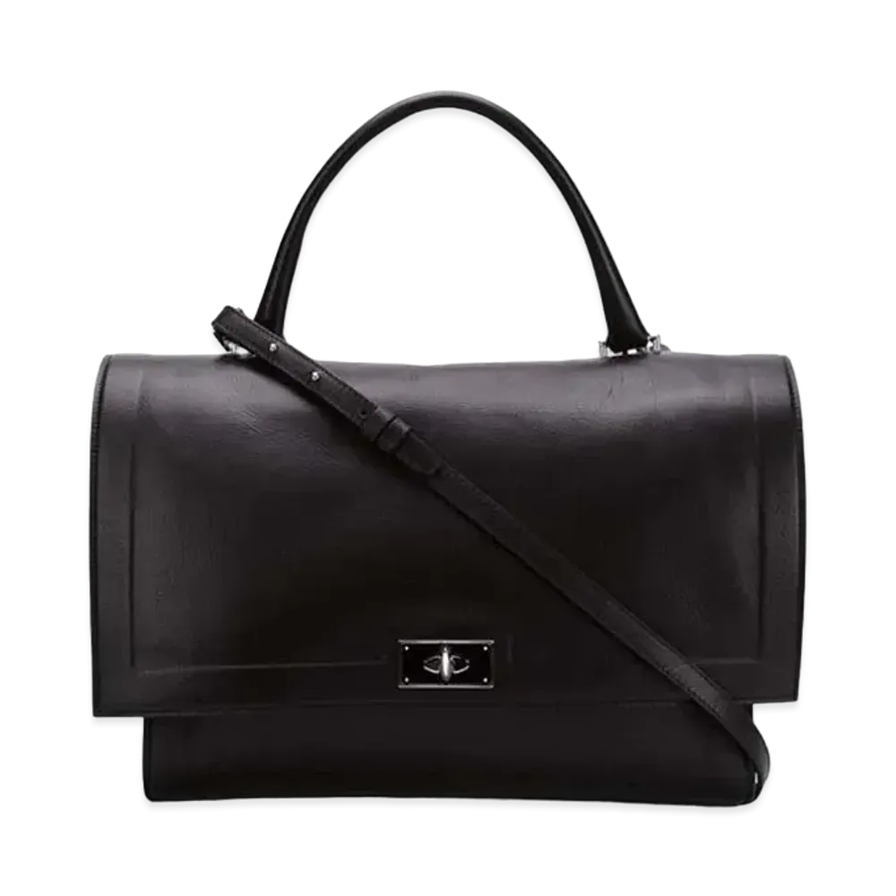 GIVENCHY Shark Leather 2Way Bag "Black"